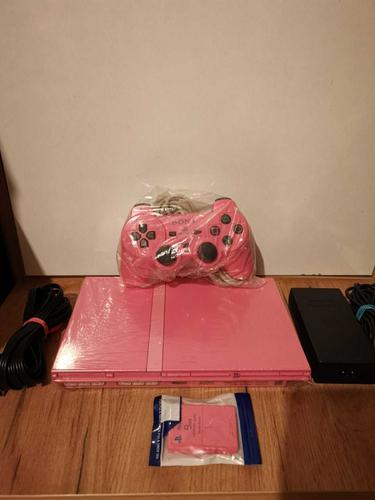 ps2 slim pink model i rralle me tgjitha
