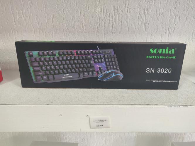 Tastature/Tastiere + Maus Kombo Gaming sonia SN-3020